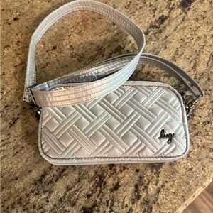 Lug Silver convertible Crossbody Bag NWOT